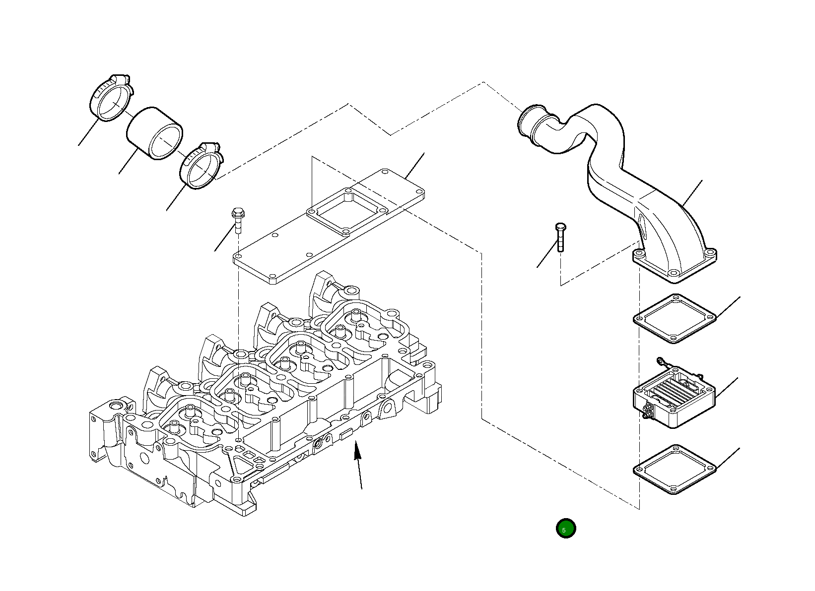 Болт EA16592624 Komatsu