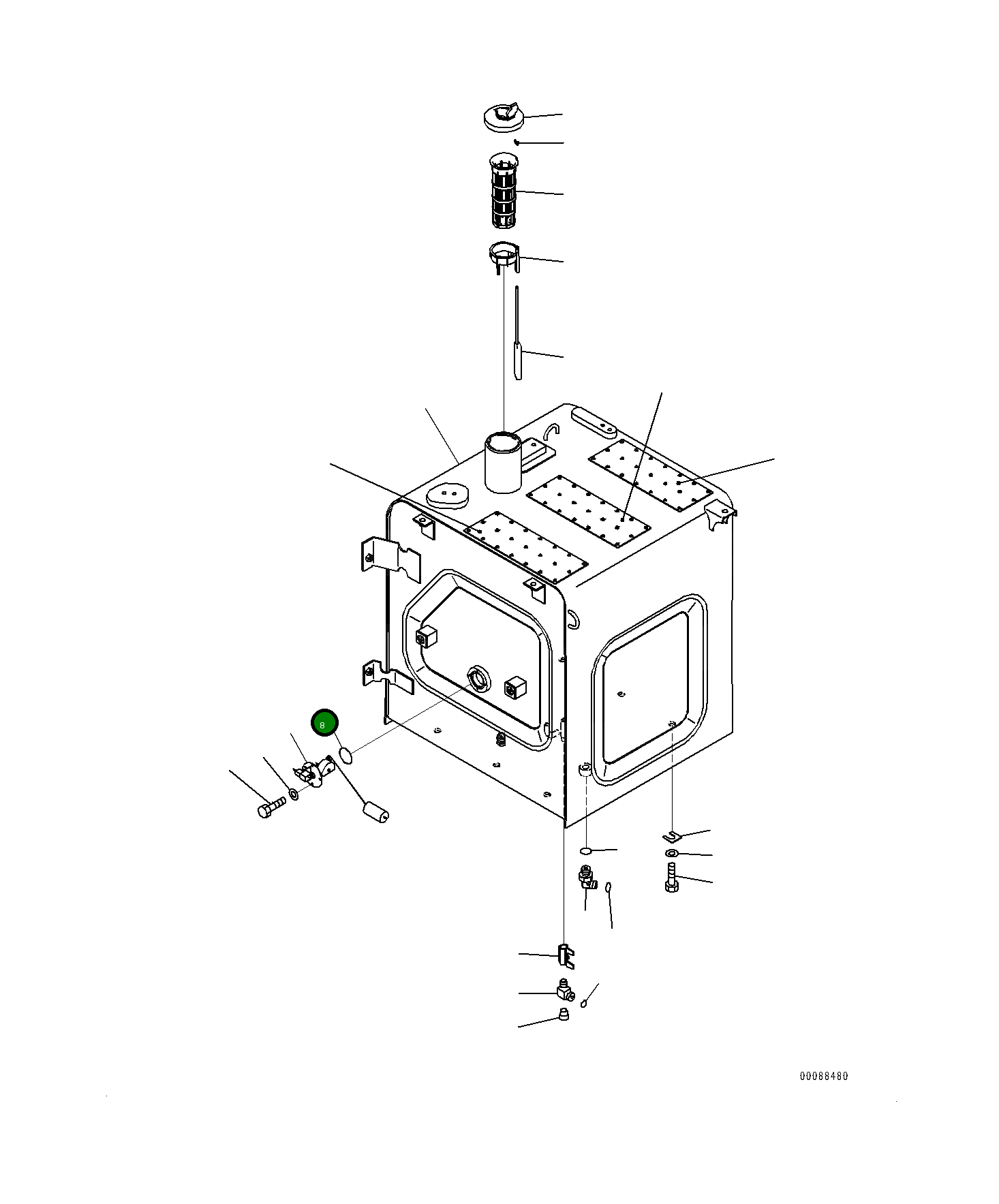 Кольцо уплотнительное (O-Ring) 0700013050  Komatsu