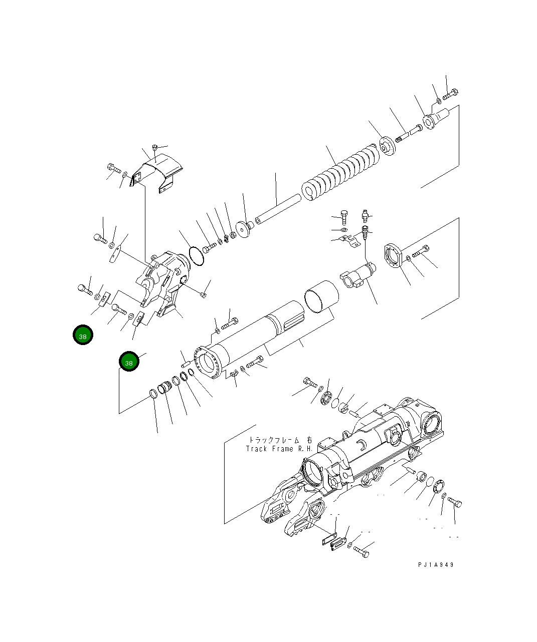 Крышка 198-30-64310  Komatsu