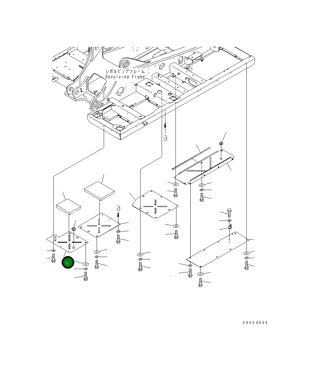 Крышка 208-54-78320  Komatsu