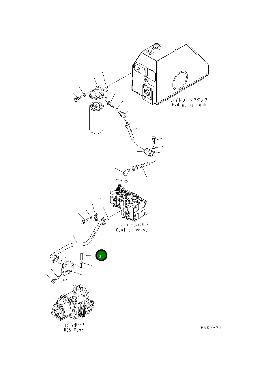 Болт 07372-21050 Komatsu