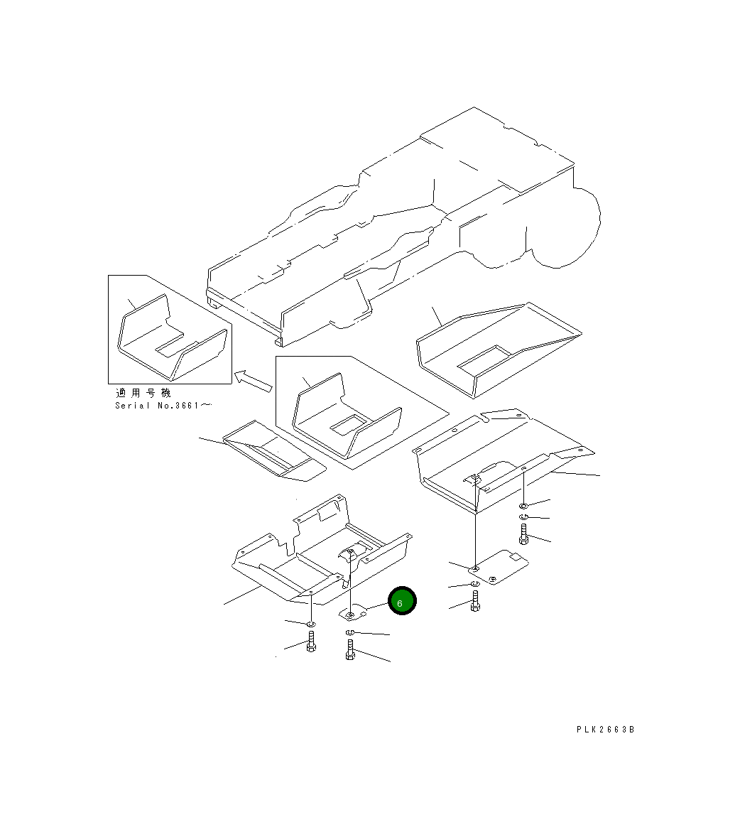 Крышка 114-54-51430  Komatsu