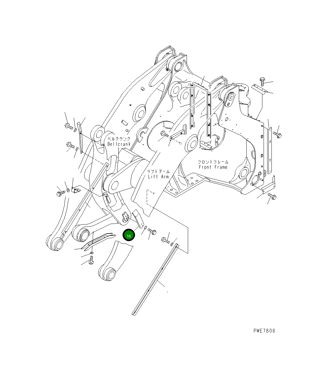 Крышка 426-S95-2881 Komatsu