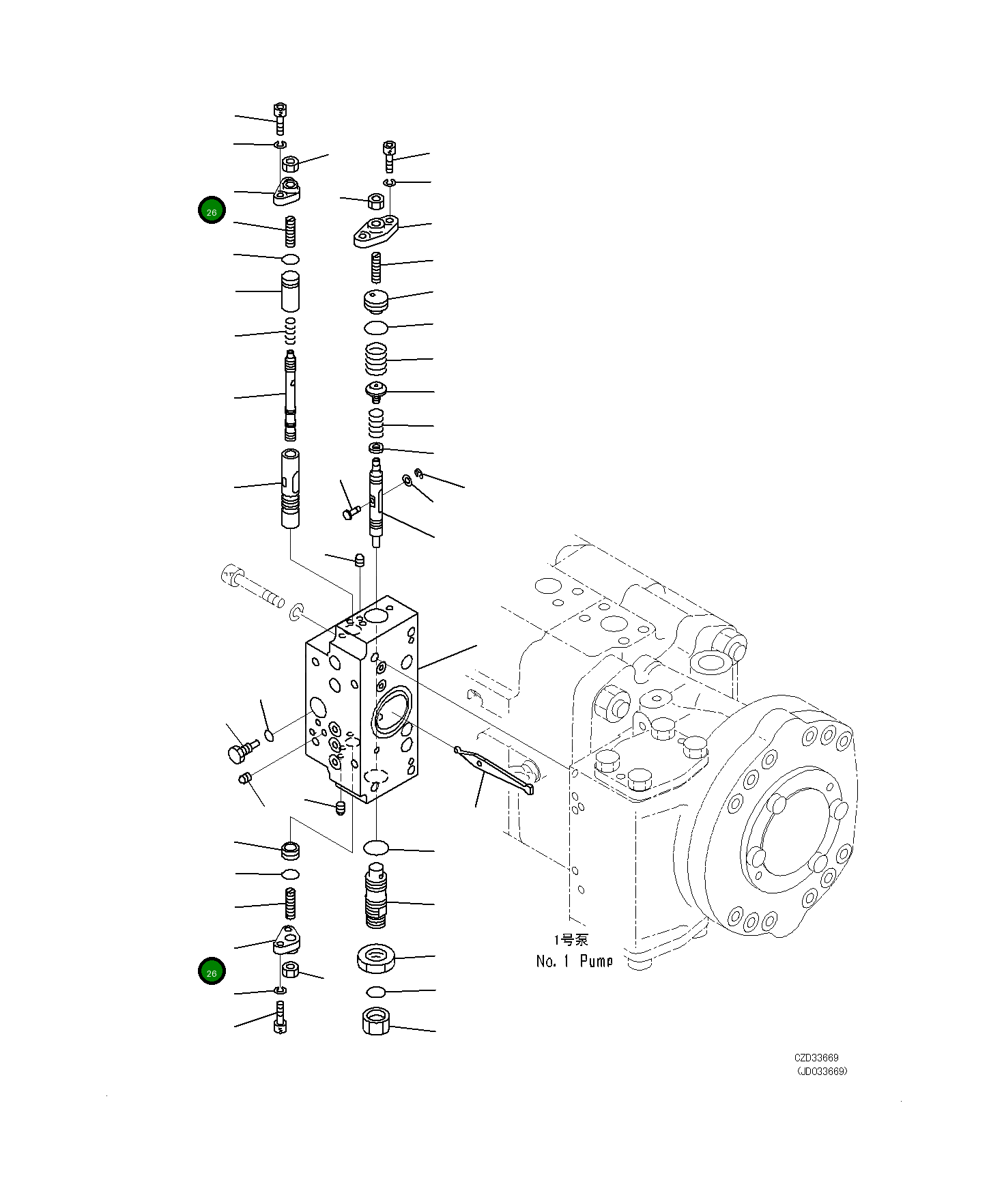 Крышка 708-25-15250 Komatsu