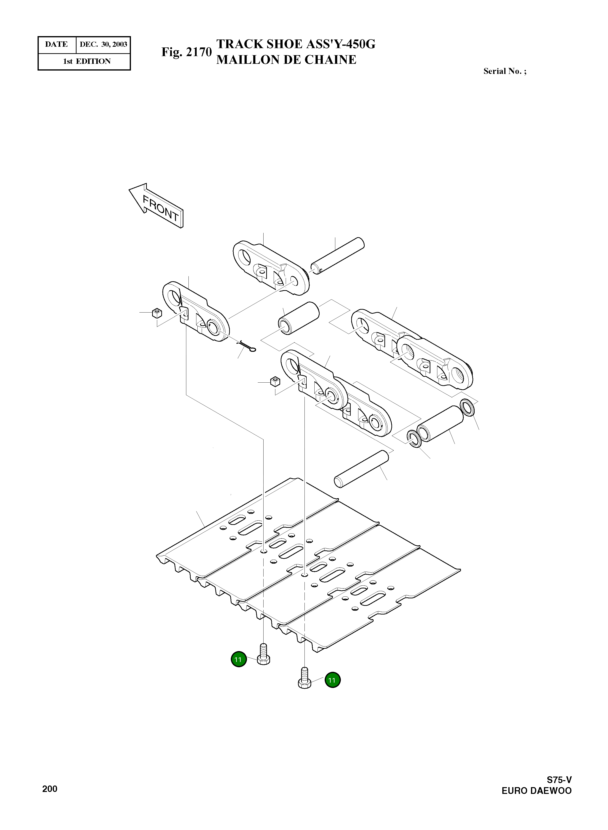 Болт 120-00304 Komatsu