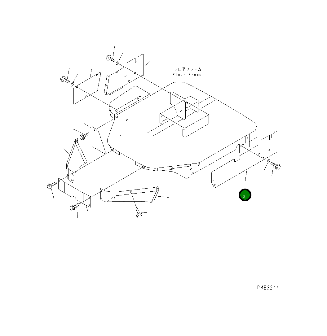 Крышка 417-54-24330  Komatsu