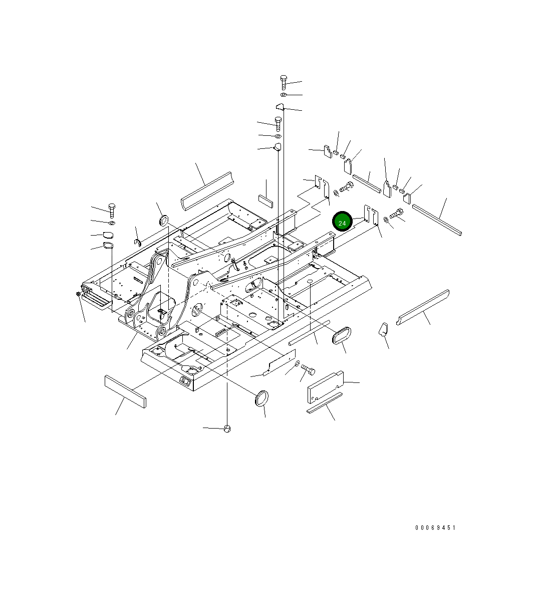 Крышка 20Y-54-75940 Komatsu