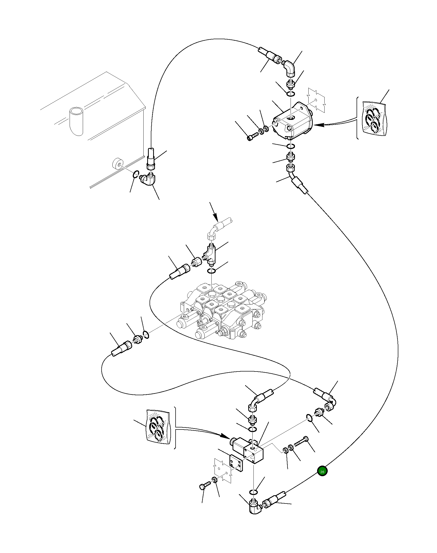 Болт 801015541 Komatsu