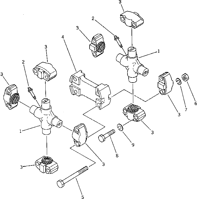 Болт 01050-51095 Komatsu