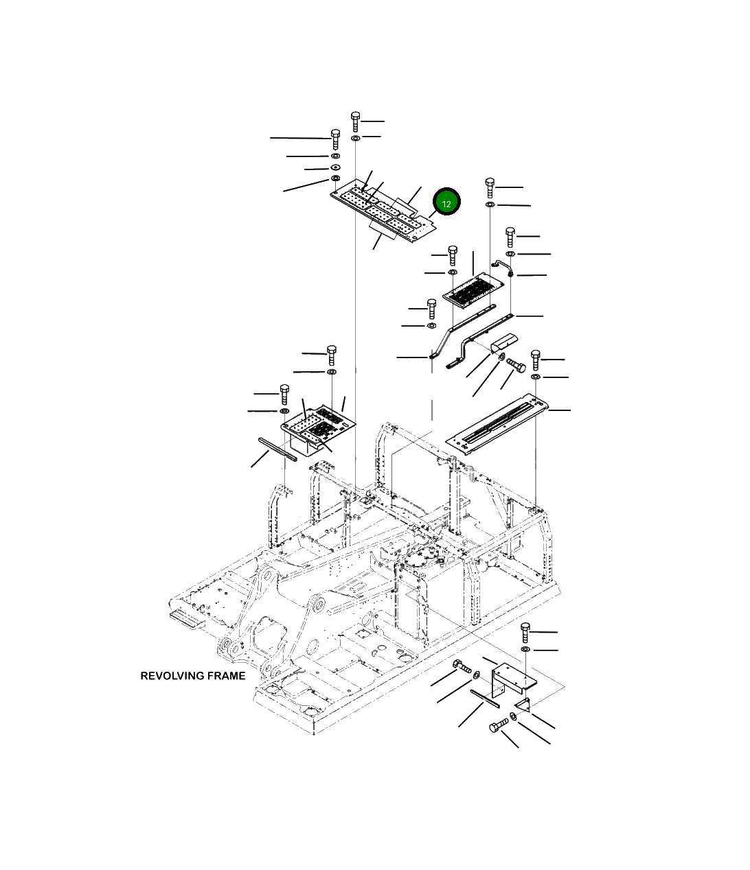 Крышка 207-54-41691 Komatsu