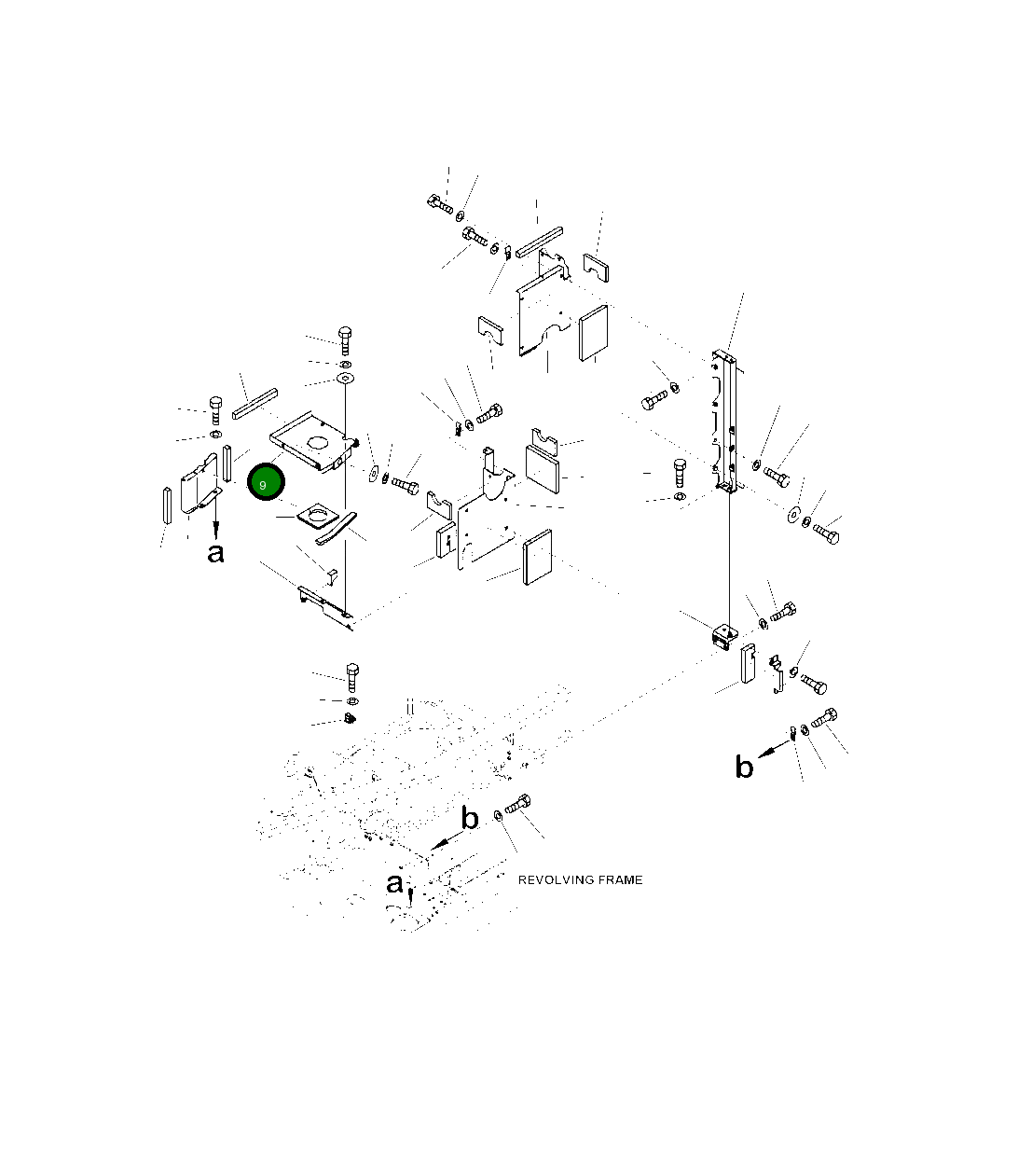 Крышка 2A5-54-14870  Komatsu