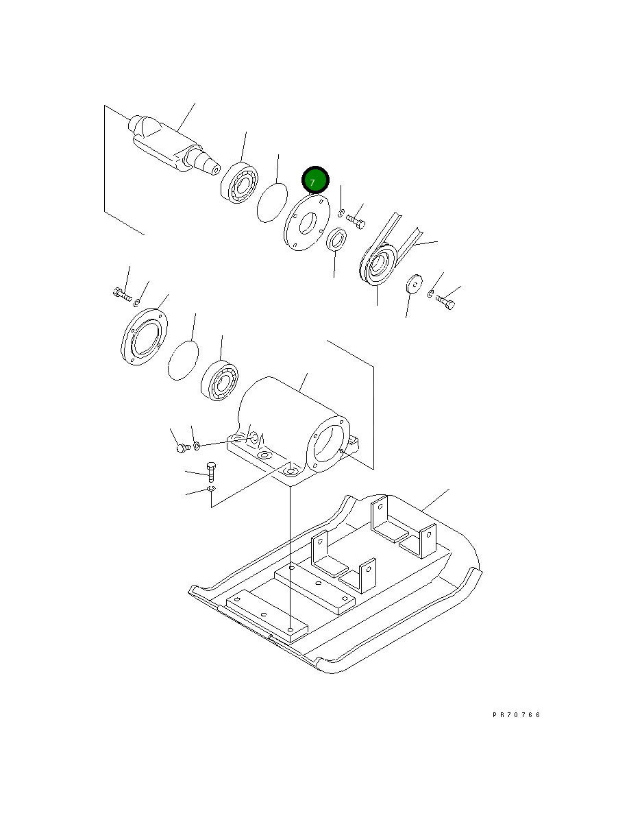 Крышка 26990-11-840 Komatsu