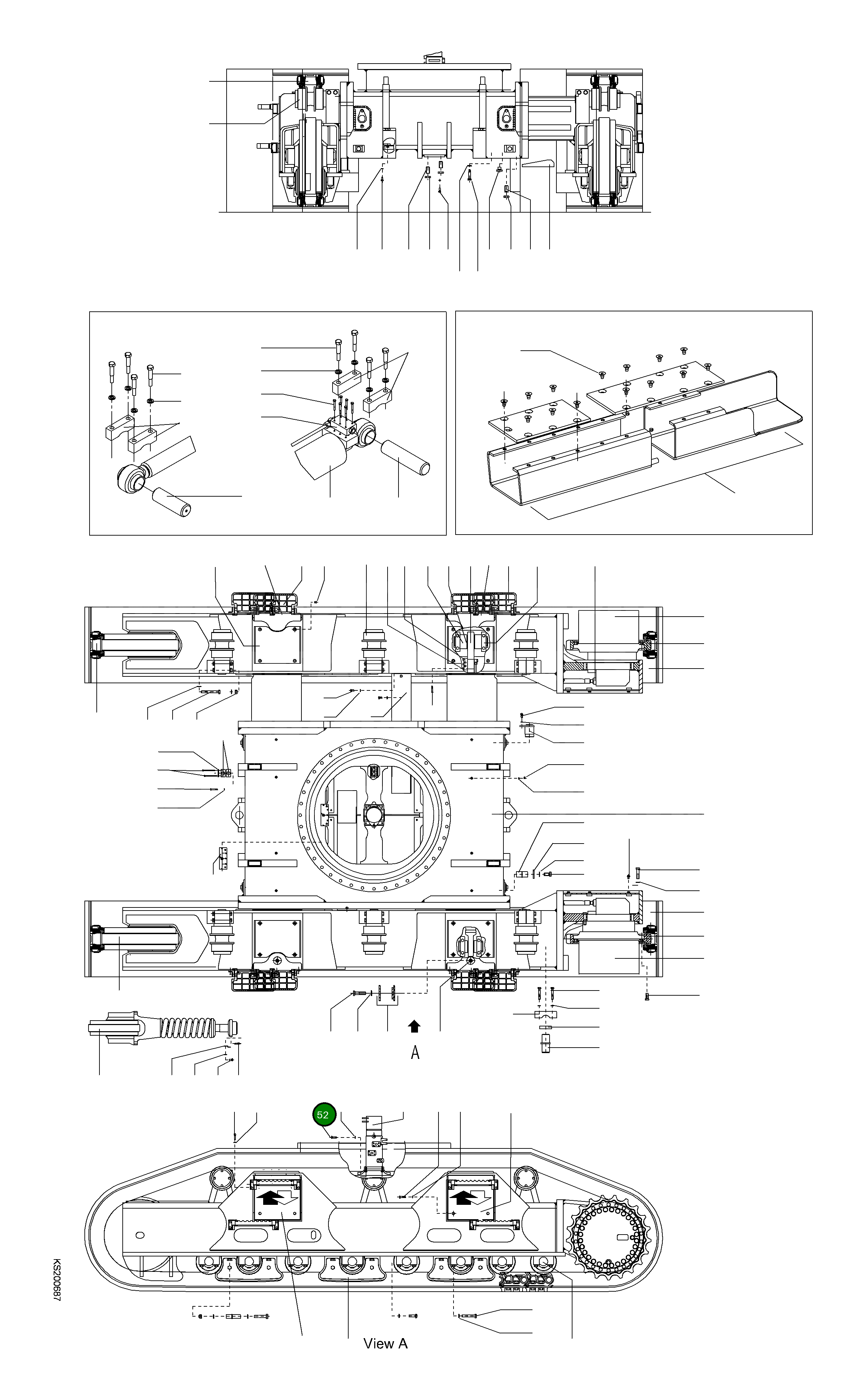 Болт 208-30-KB770 Komatsu