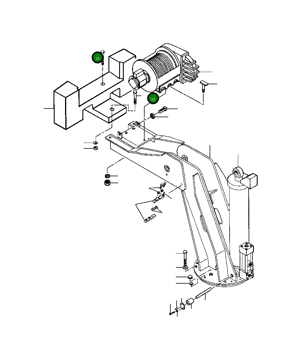 Болт 127 125 Komatsu