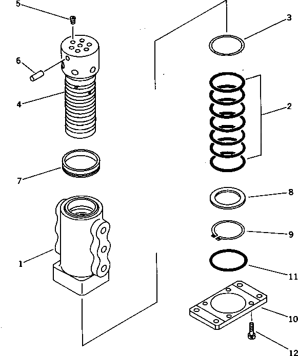 Кольцо уплотнительное (O-Ring) 21S-60-15180  Komatsu