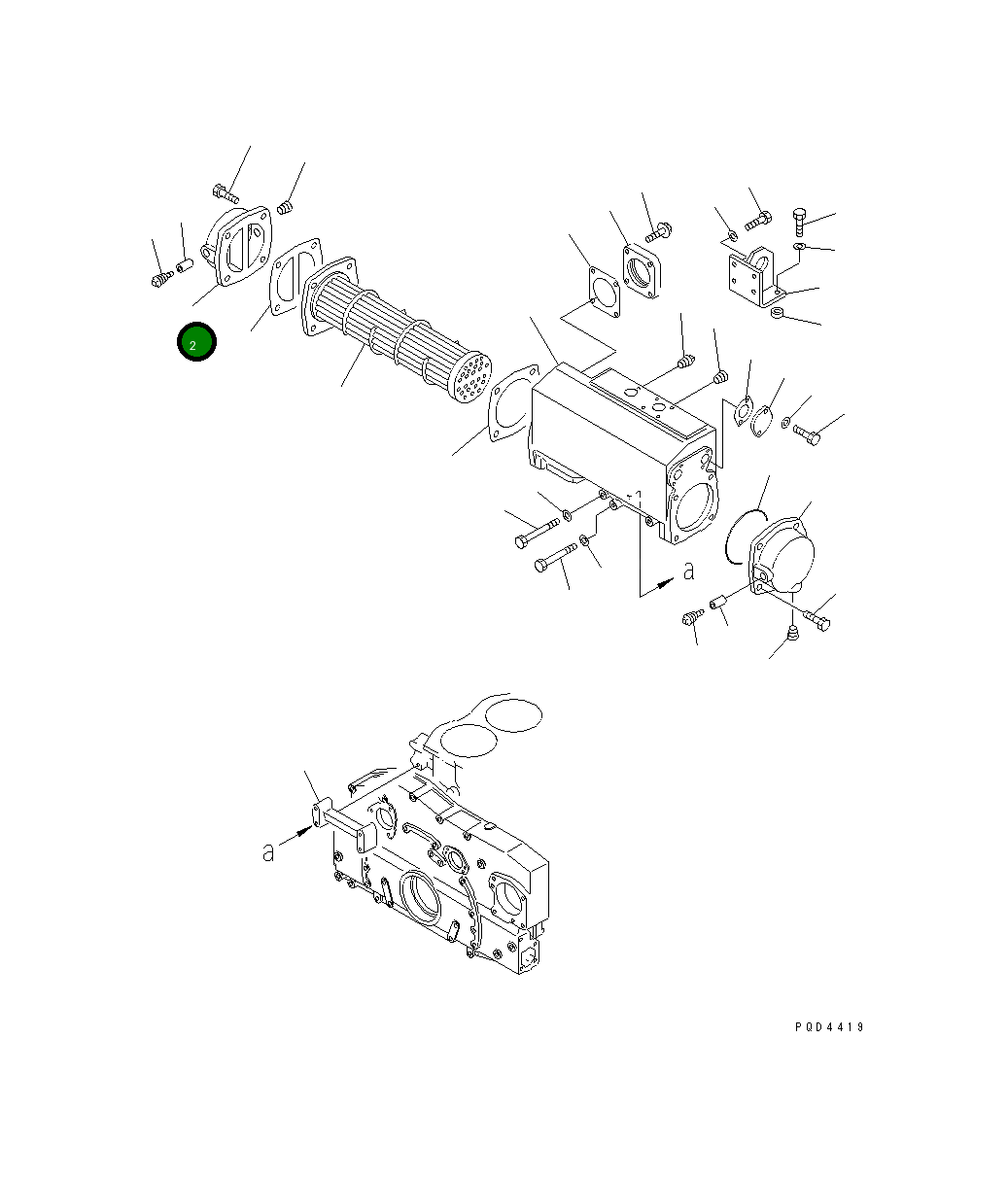 Крышка 6151-65-7131 Komatsu