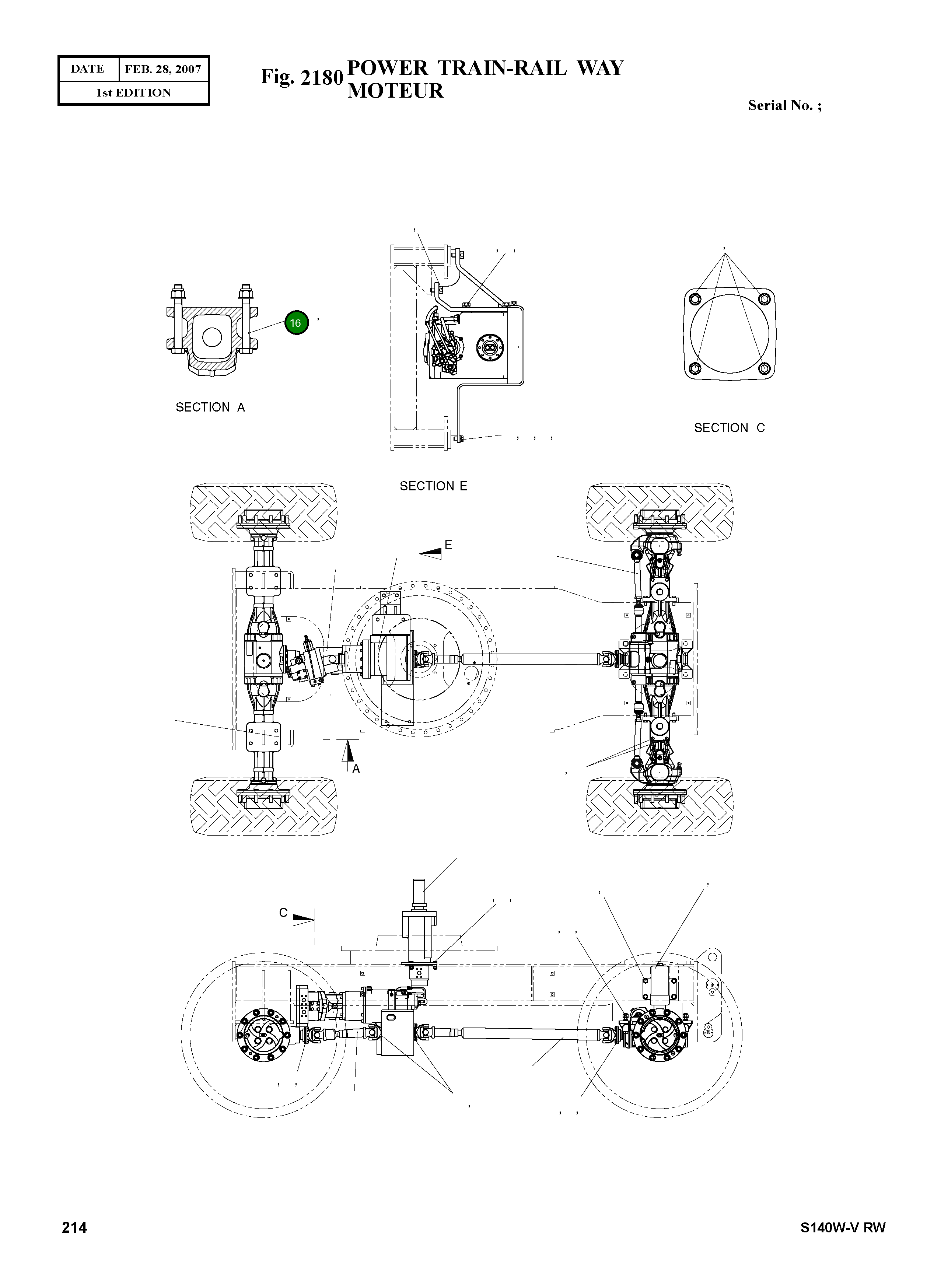 Болт S0771866 Komatsu