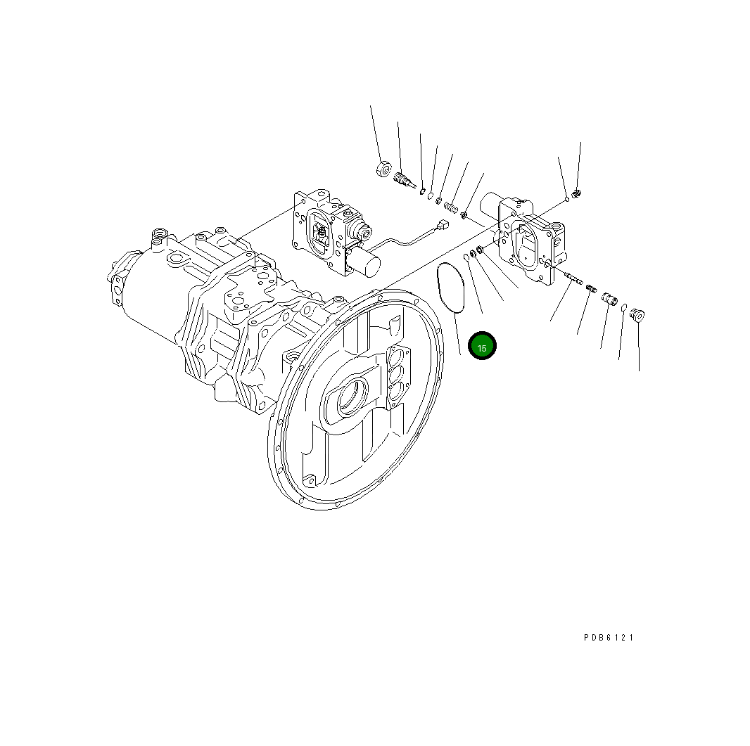 Кольцо уплотнительное (O-Ring) 708-2H-25390 Komatsu