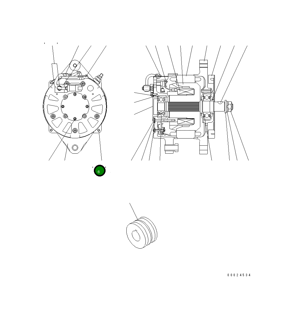 Болт KD0-0093-08102 Komatsu
