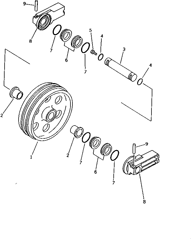 Кольцо уплотнительное (O-Ring) 20Y-30-13190 Komatsu