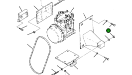 Болт 421-963-1490 Komatsu