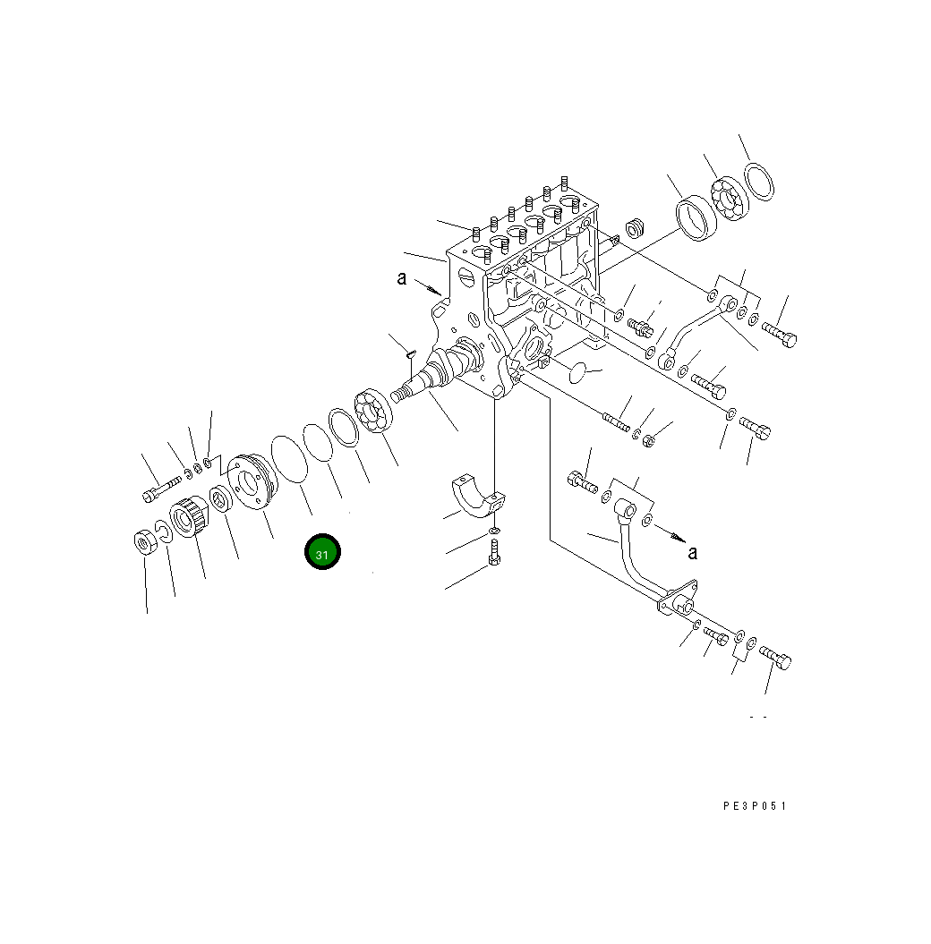 Кольцо уплотнительное (O-Ring) DK029639-1020 Komatsu