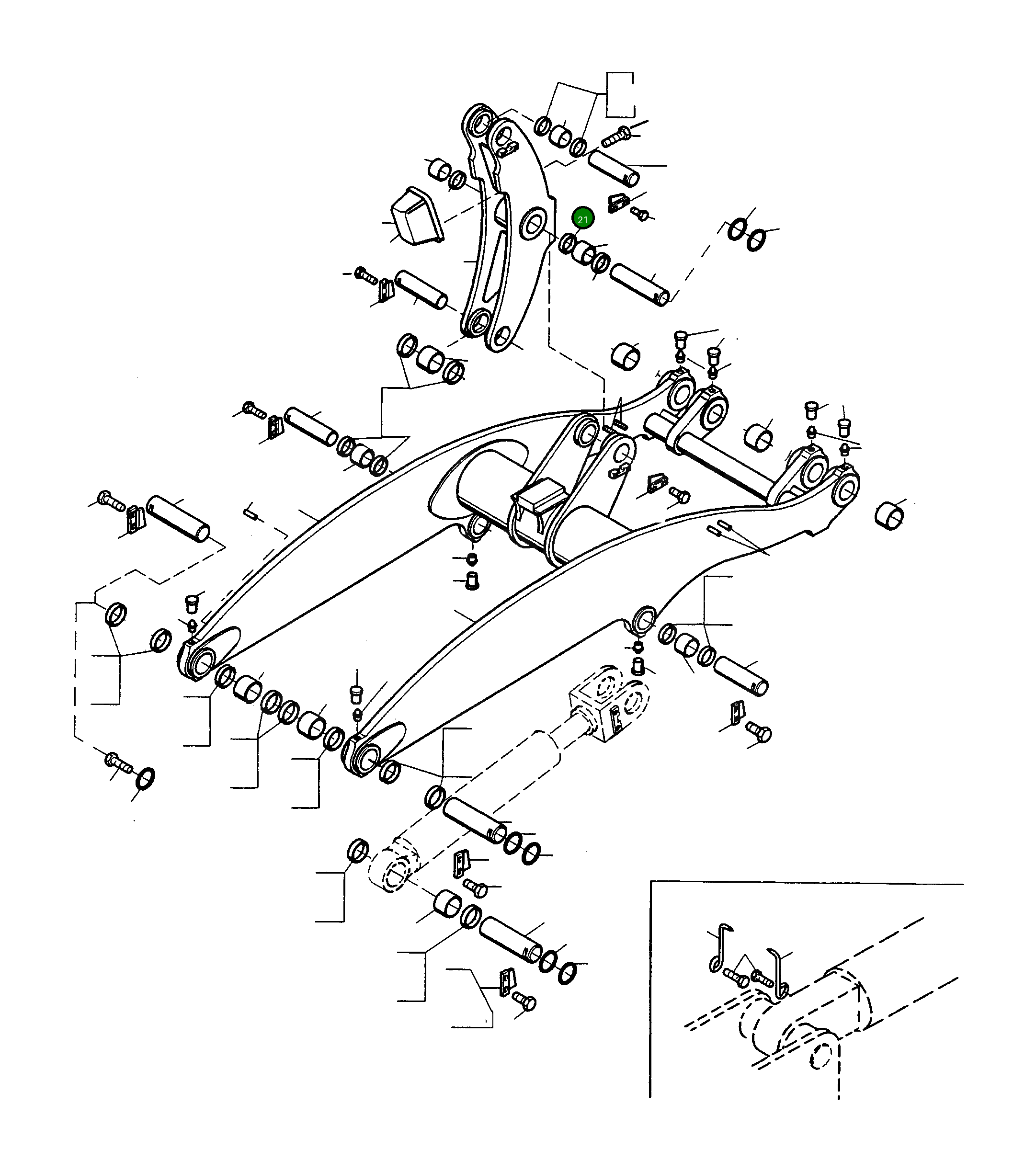 Кольцо 4227341M1 Komatsu