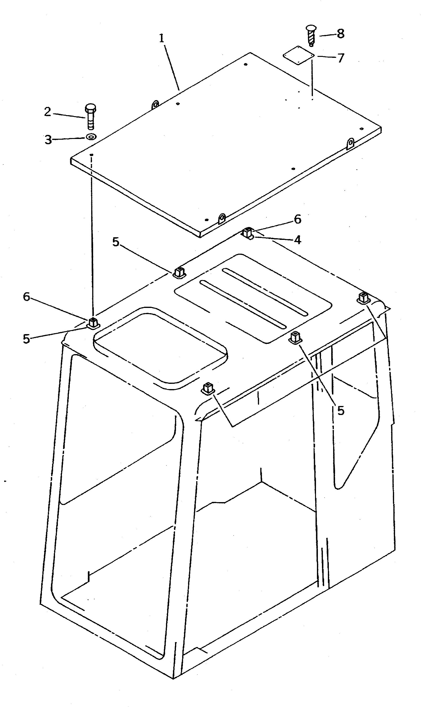 Болт 01010-51265 Komatsu