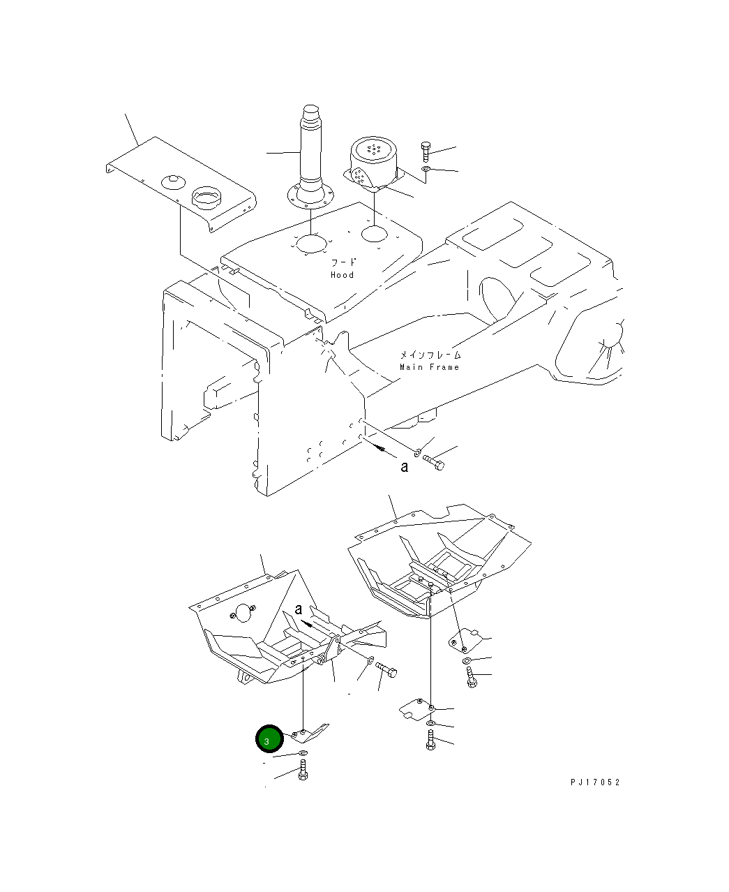 Крышка 154-54-41530 Komatsu