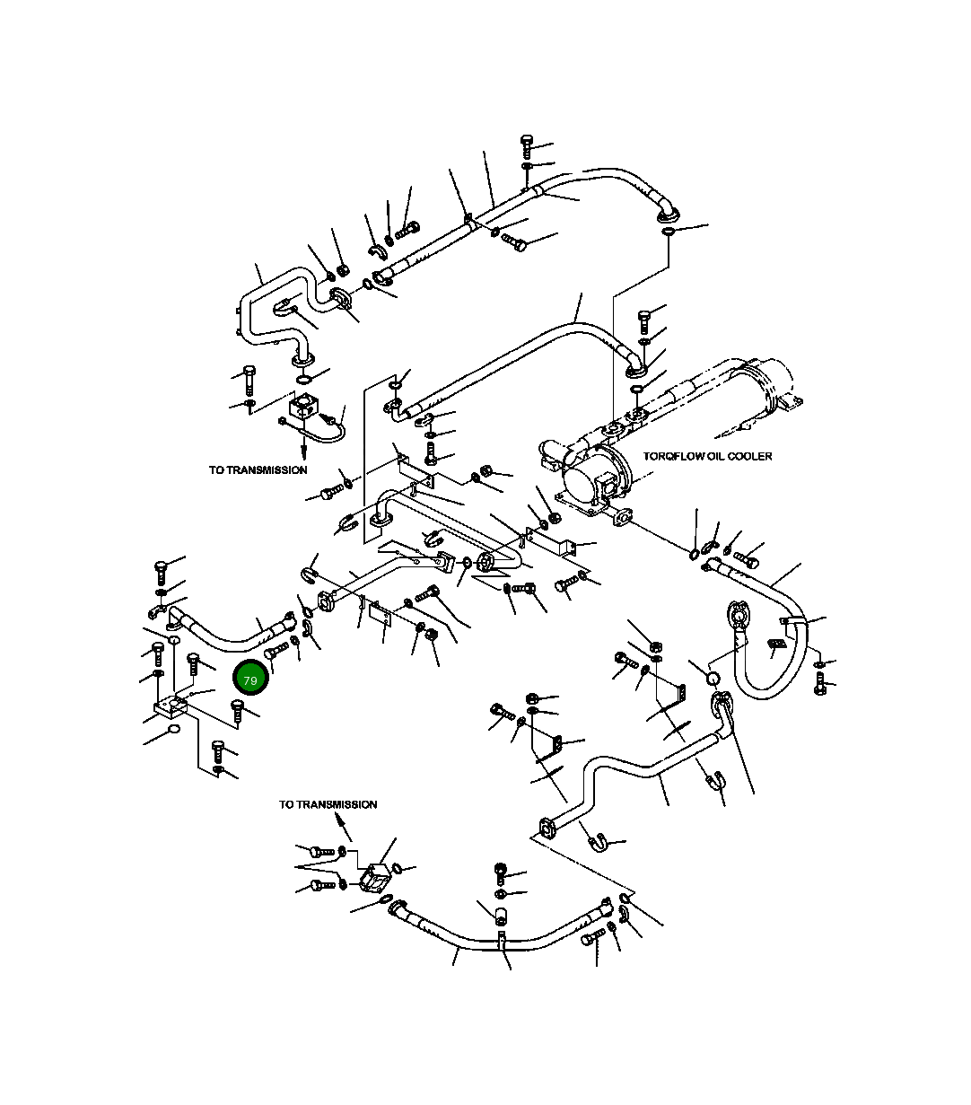 Болт 01252-70125 Komatsu
