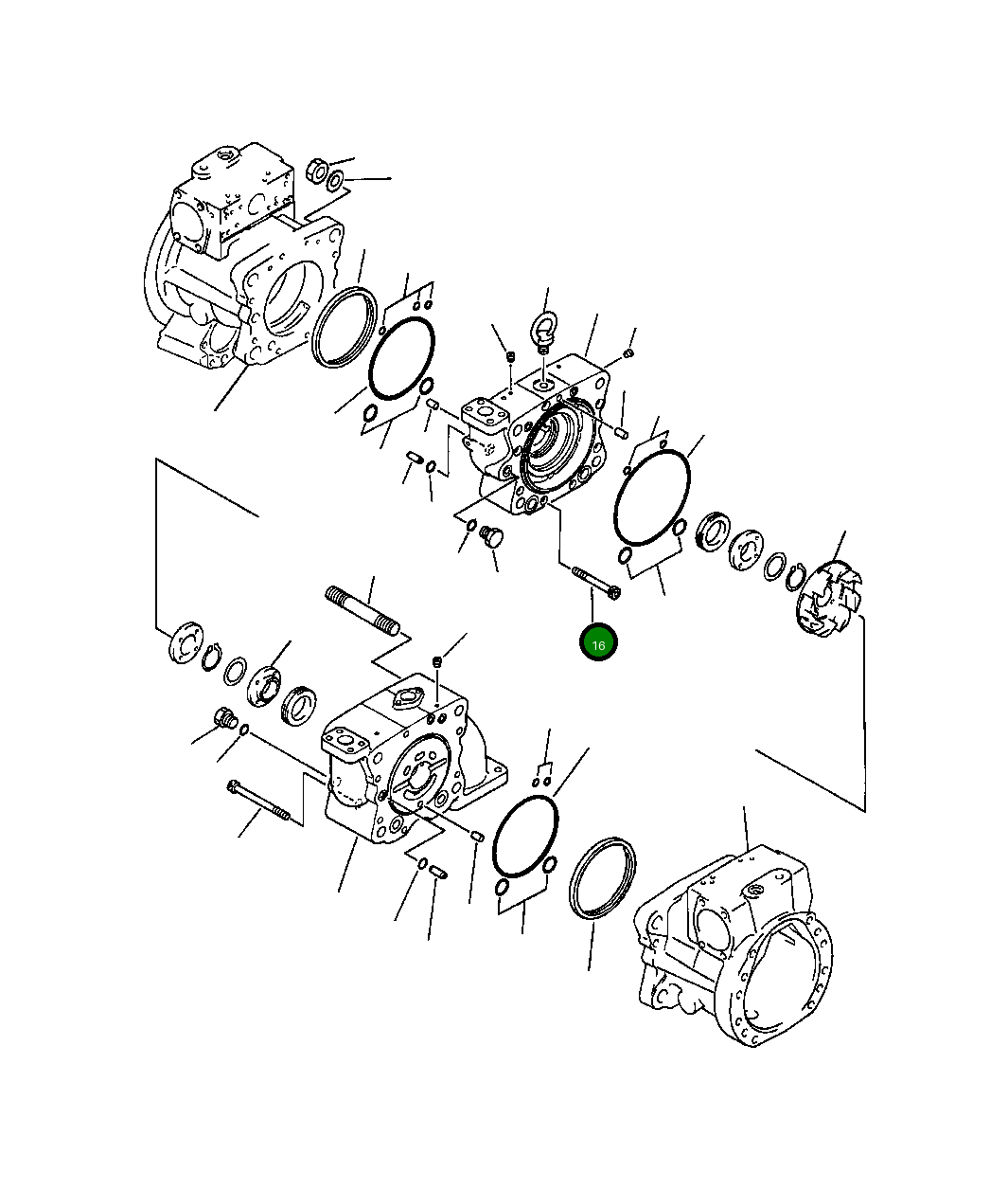 Болт 708-27-12550 Komatsu