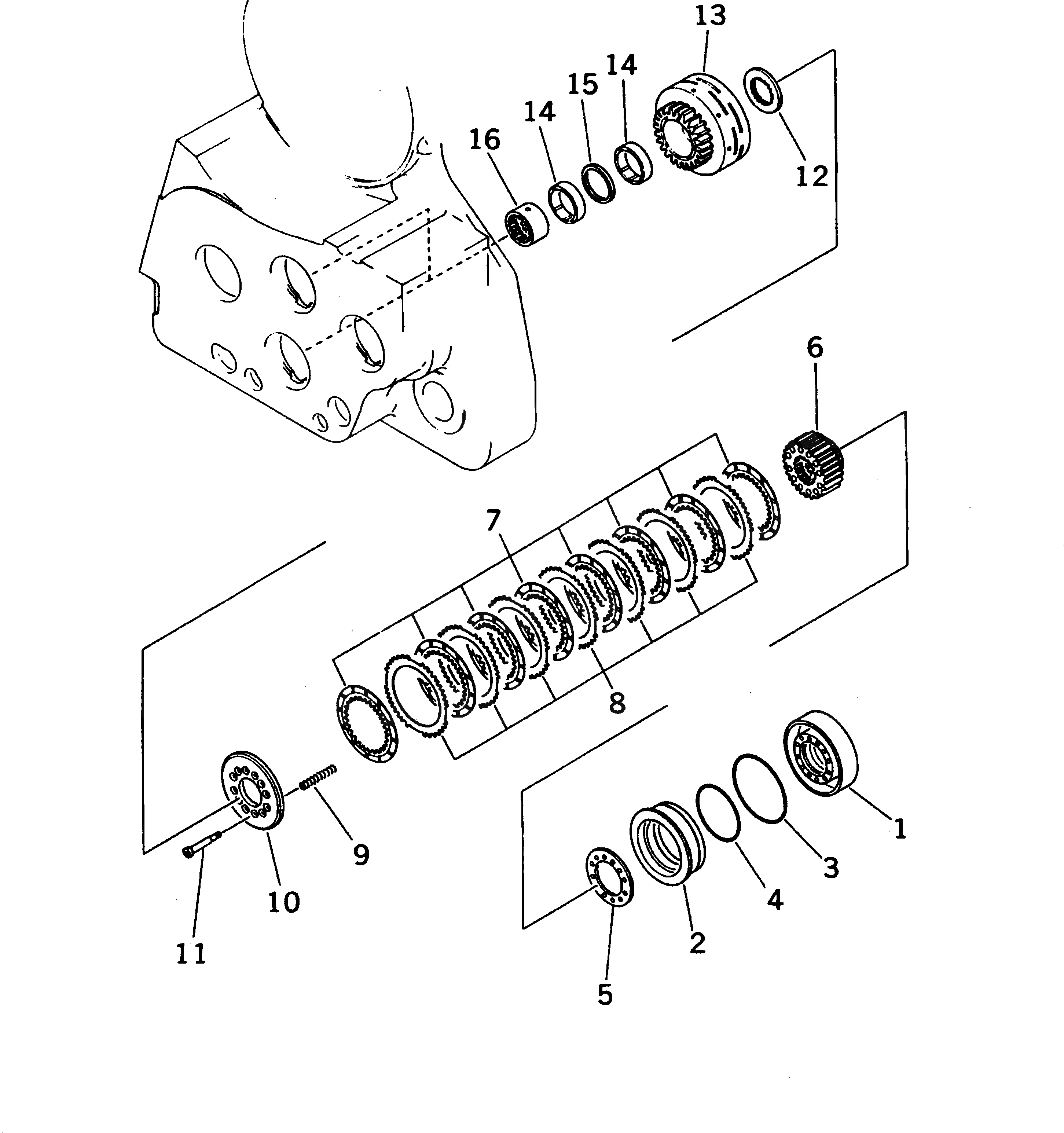 Болт 156-76-23150  Komatsu