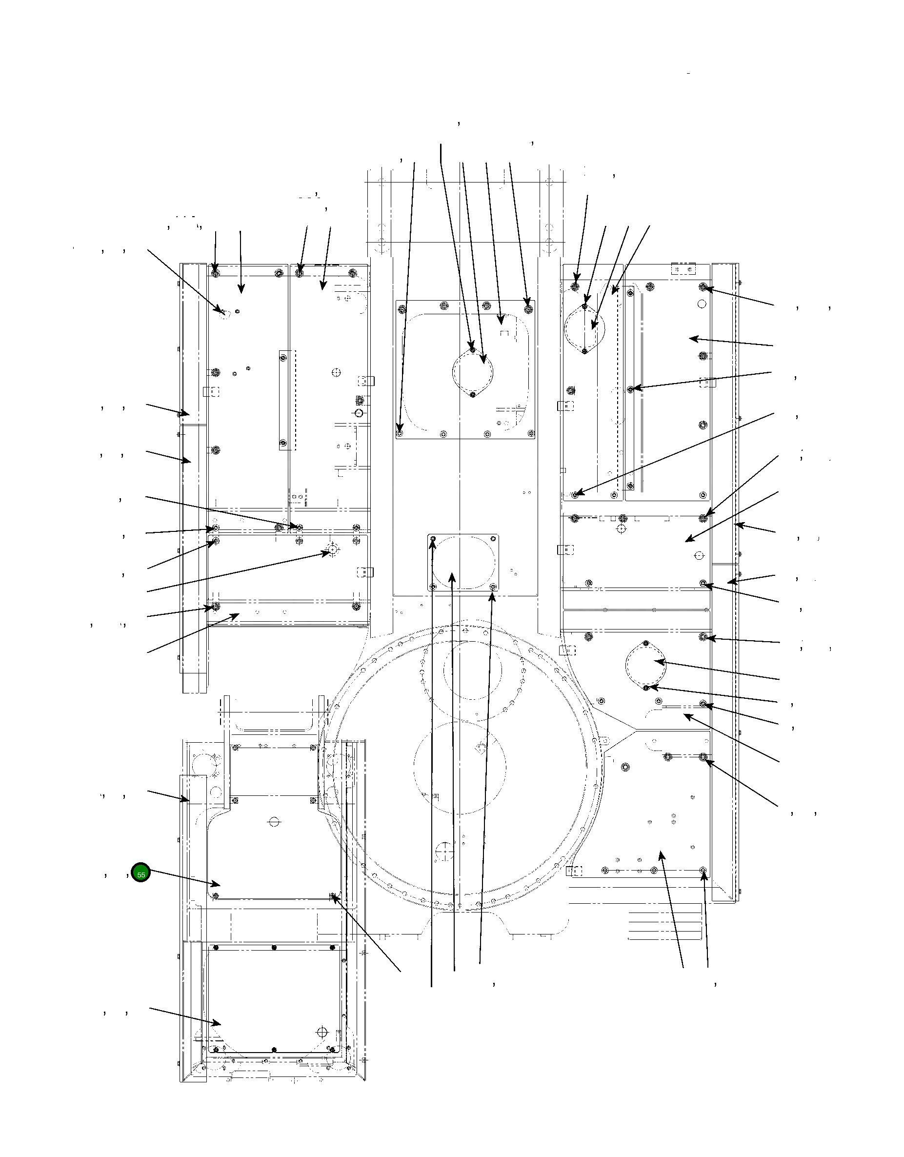 Крышка 207-54-KC290  Komatsu