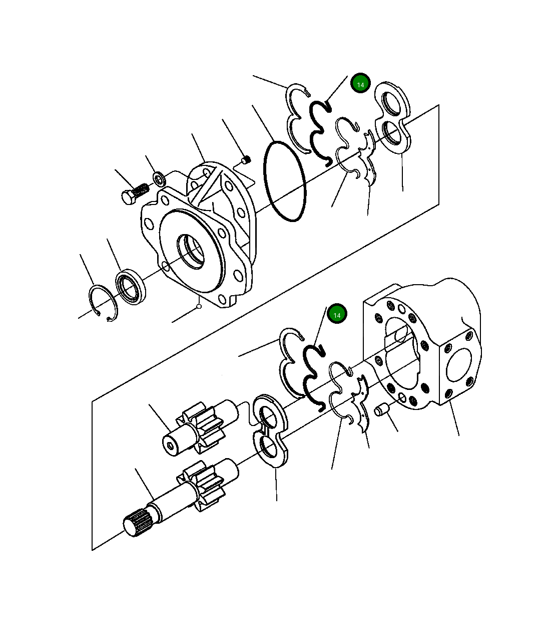 Кольцо уплотнительное (O-Ring) 425-16-A1230 Komatsu