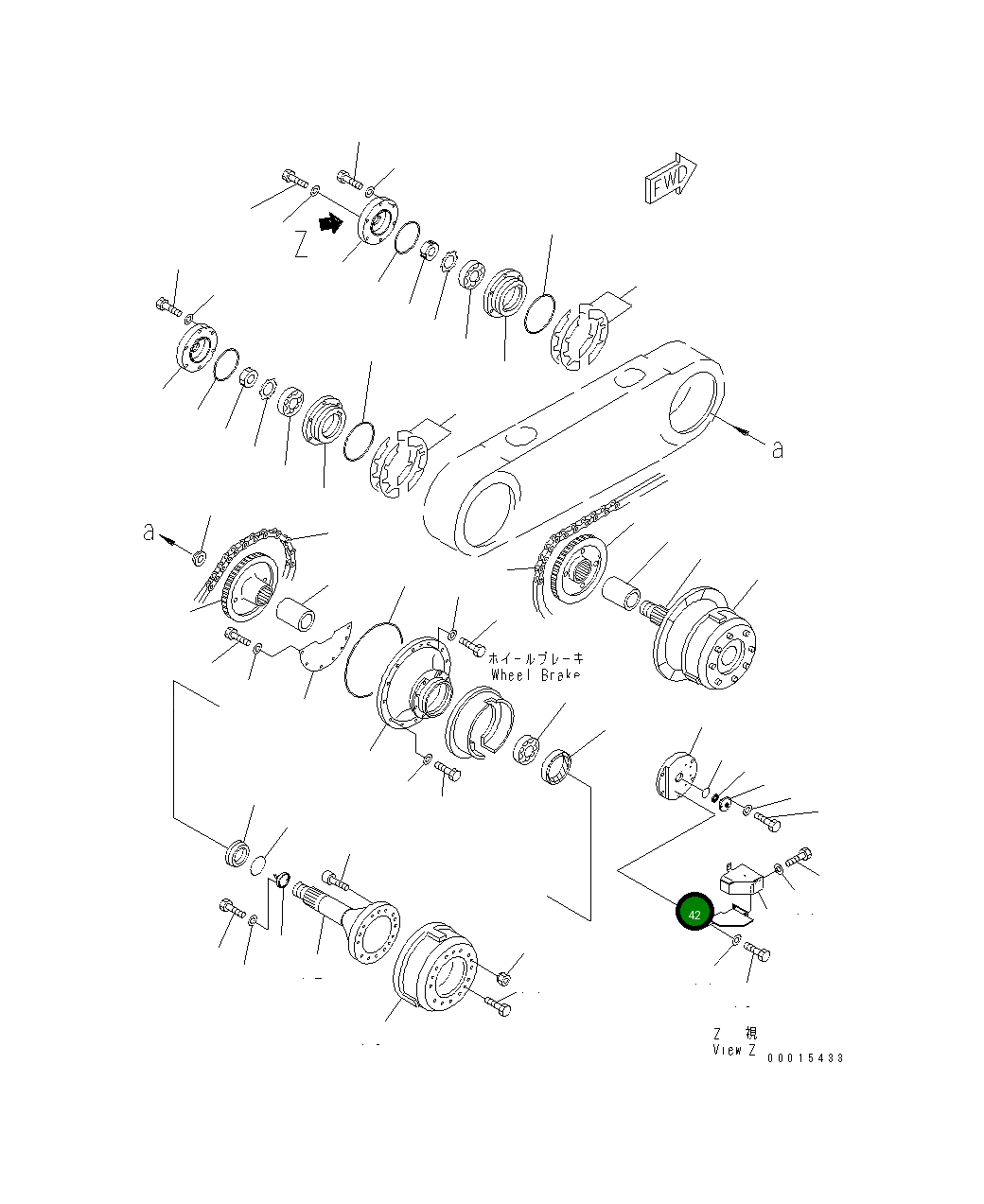 Крышка 23F-23-21260 Komatsu