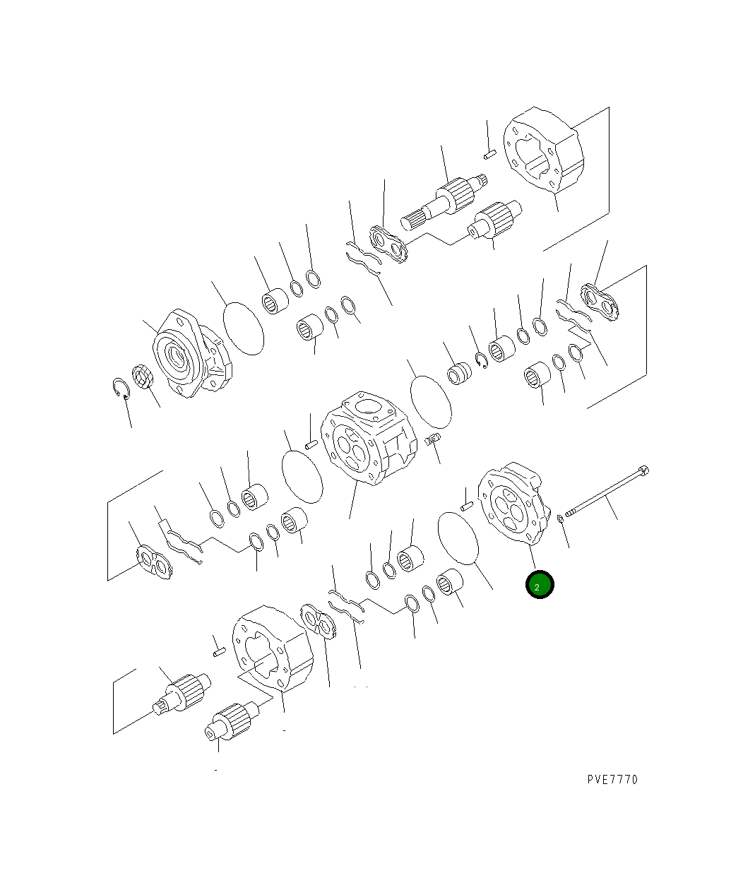 Крышка 704-37-03190 Komatsu