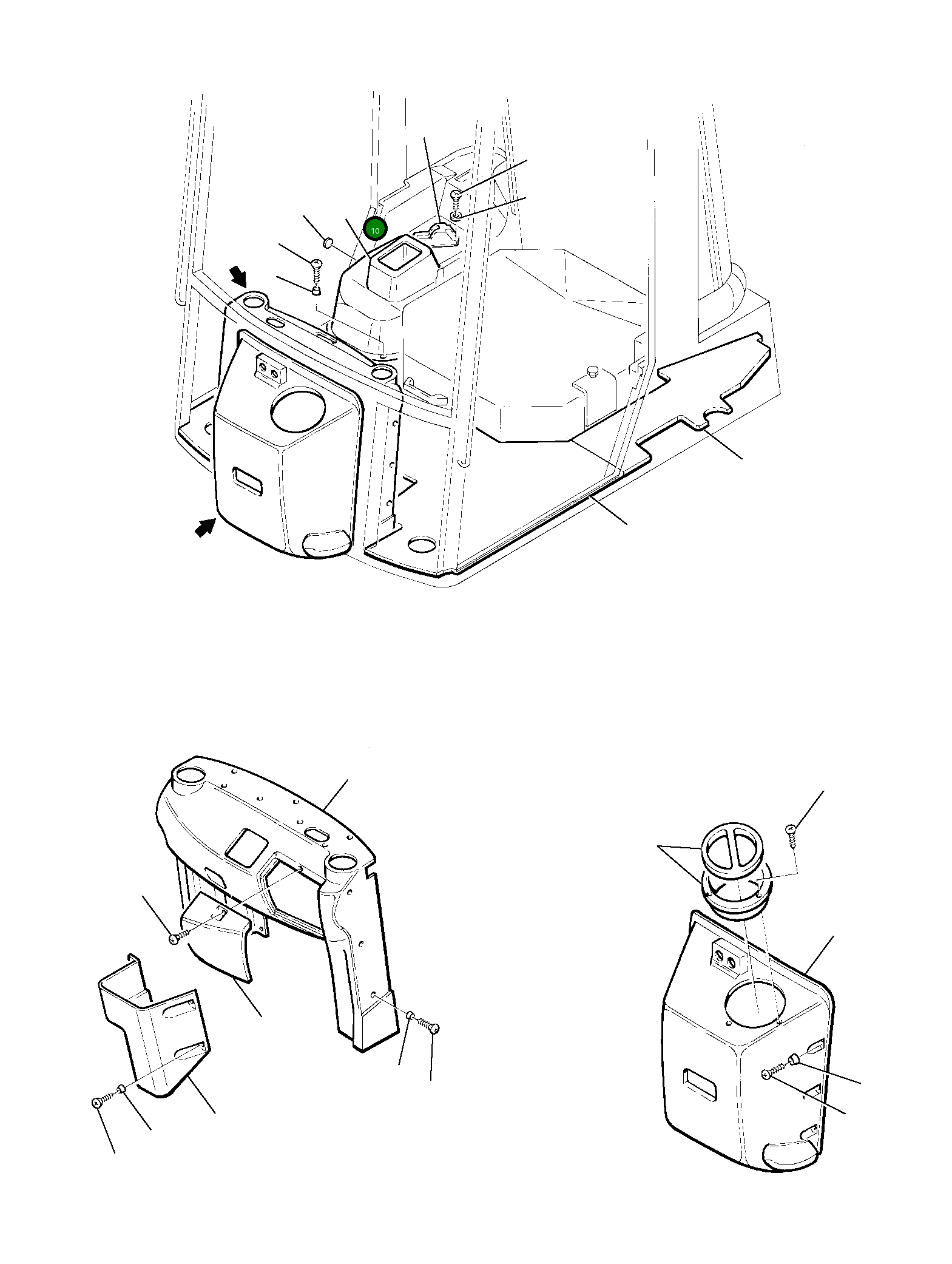 Крышка 366505685  Komatsu