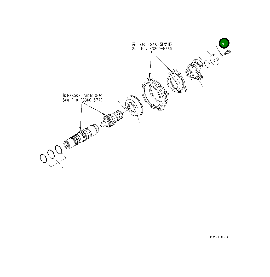 Болт 01051-52220 Komatsu