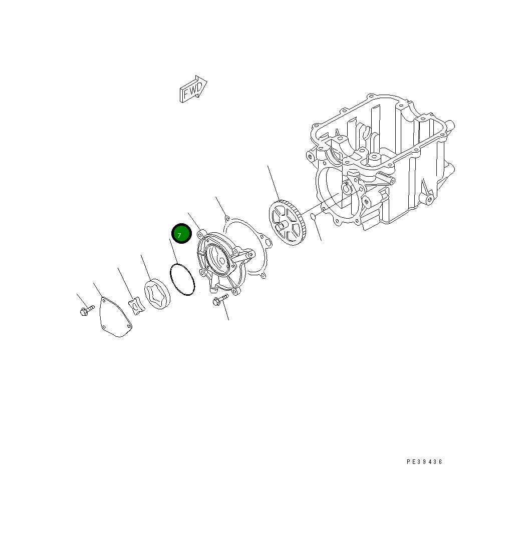 Кольцо уплотнительное (O-Ring) HD91303ZA0000 Komatsu
