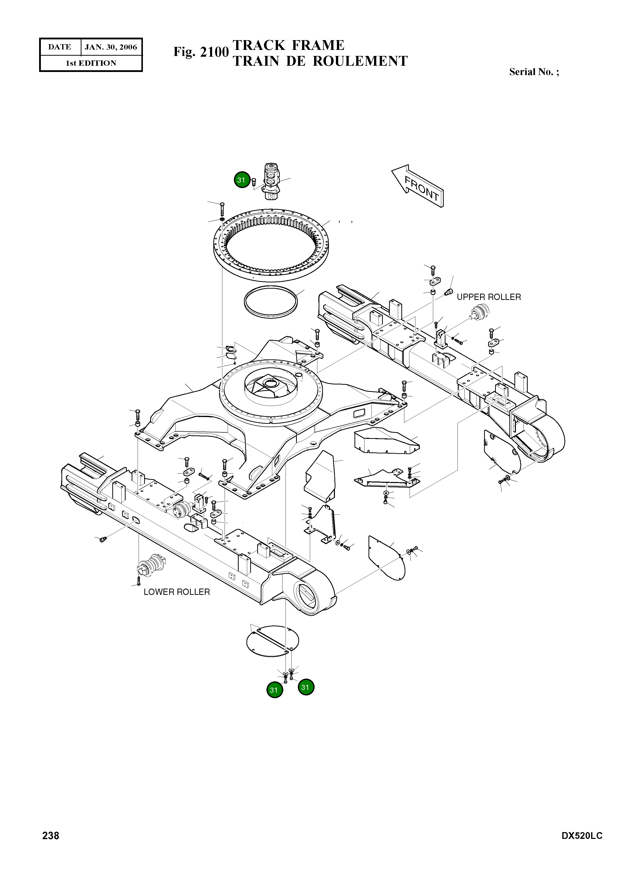 Болт S0521266 Komatsu