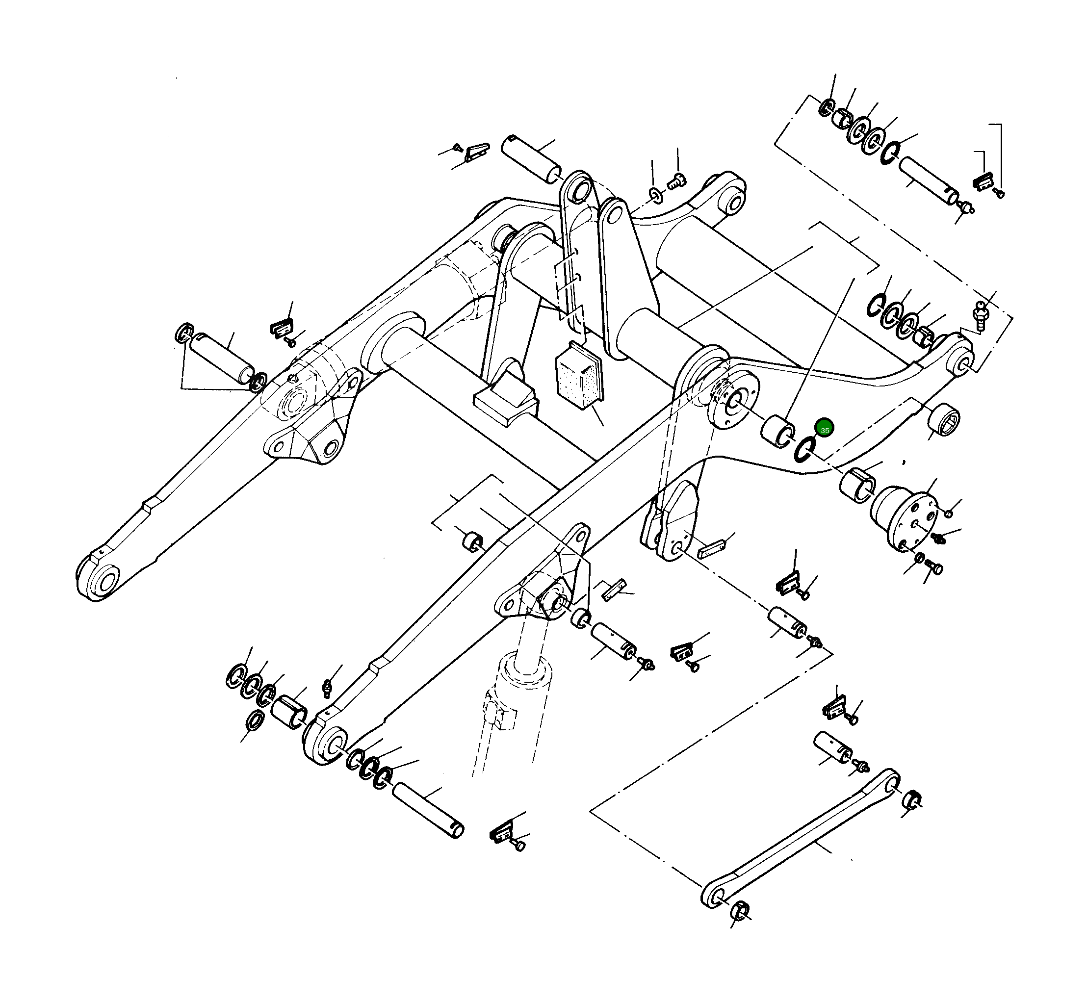 Кольцо уплотнительное (O-Ring) 3002484X1 Komatsu