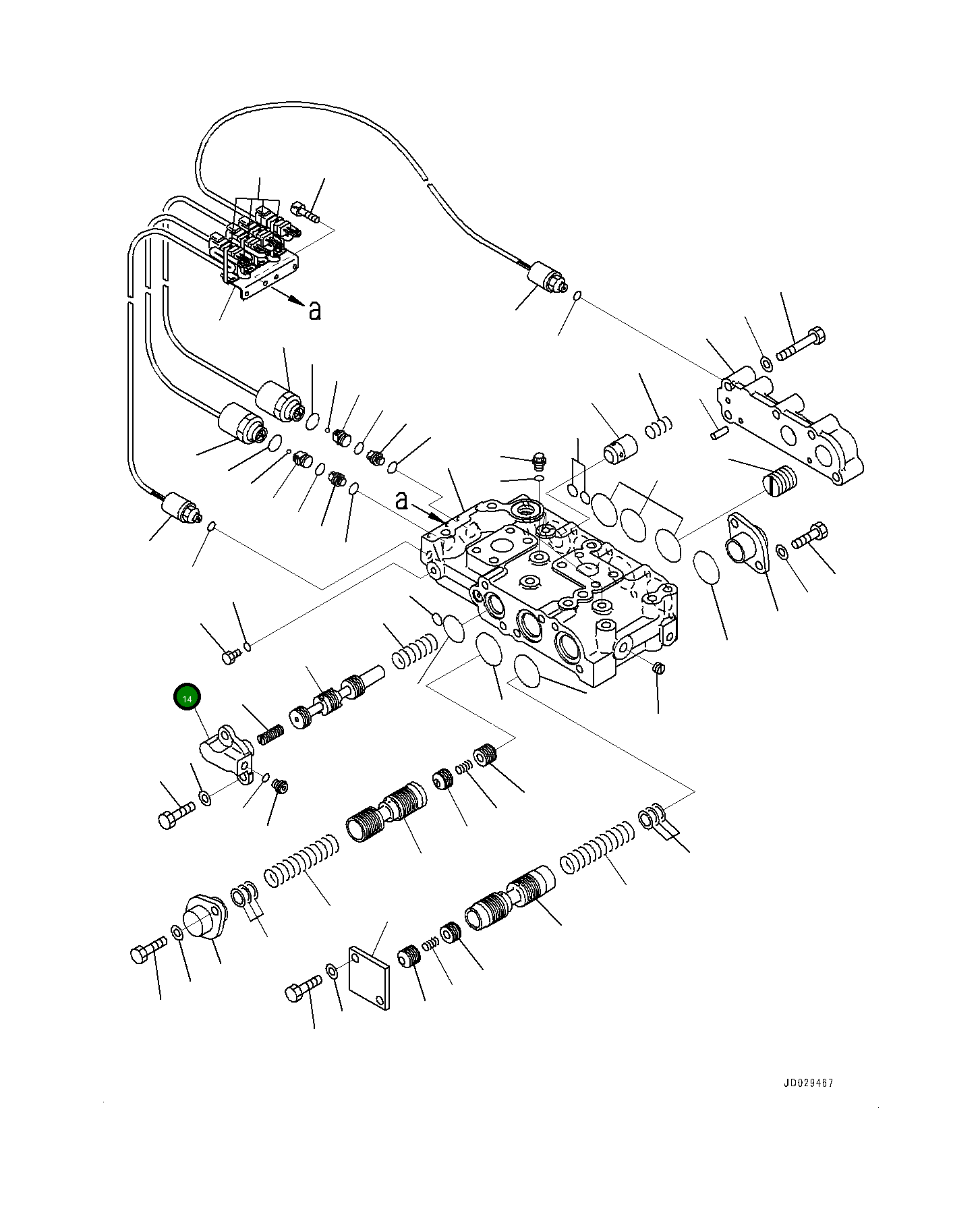 Крышка 561-13-76631 Komatsu