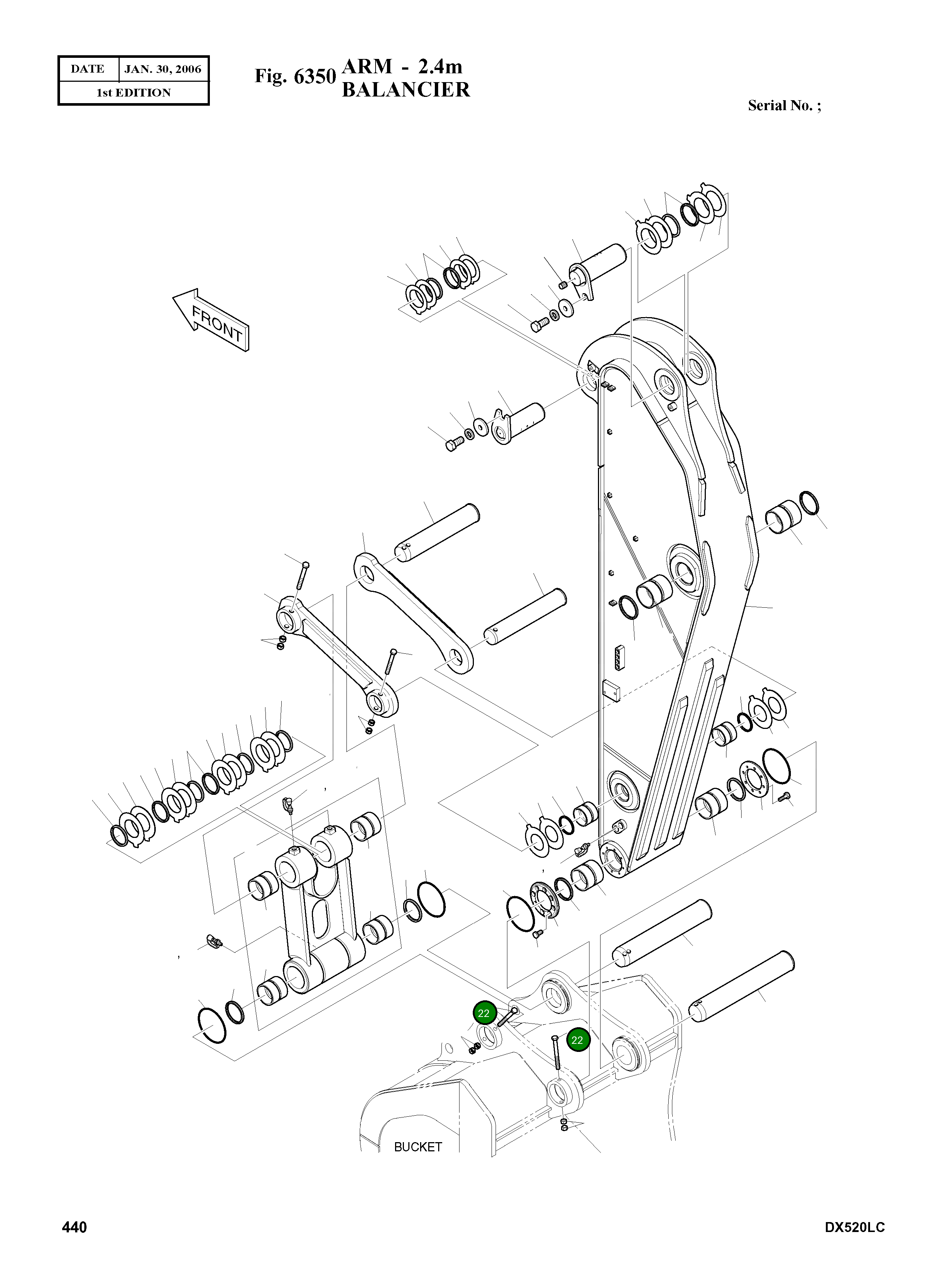Болт DS0001080 Komatsu