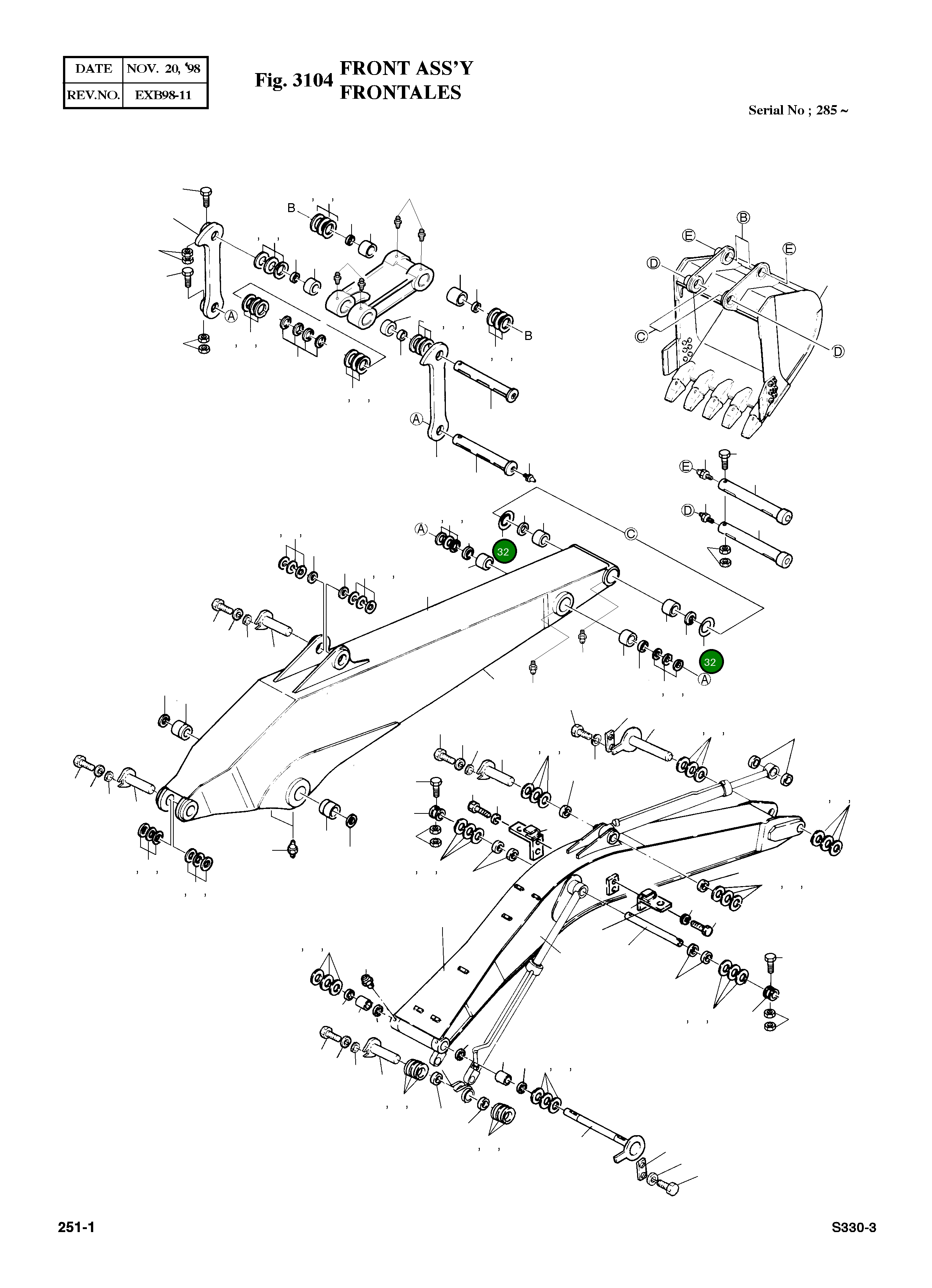 Кольцо уплотнительное (O-Ring) 2180-1105D13 Komatsu