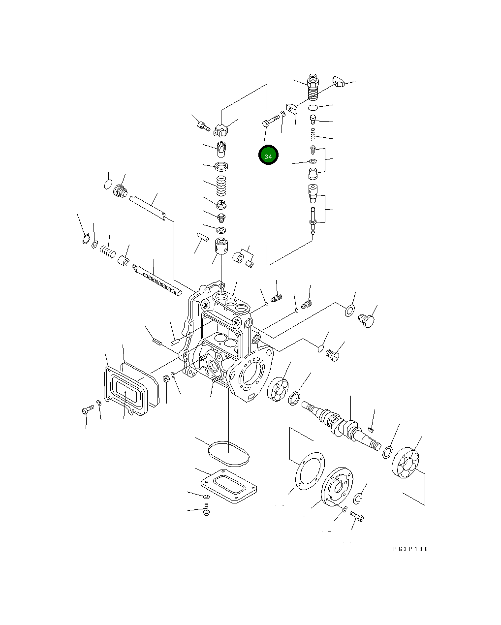 Болт YM26116-050309 Komatsu