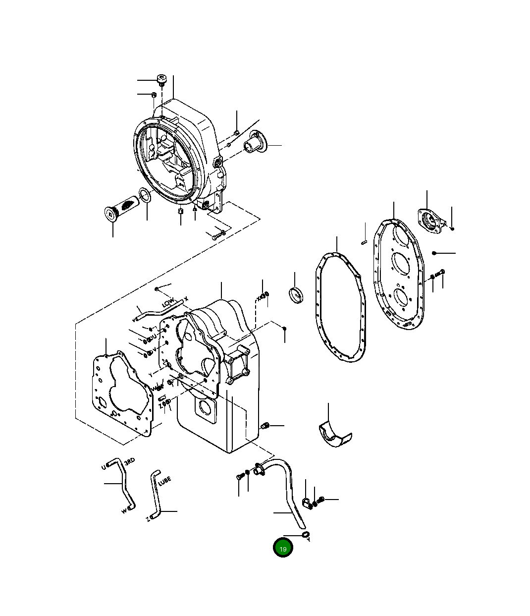Кольцо уплотнительное (O-Ring) 55741 Komatsu