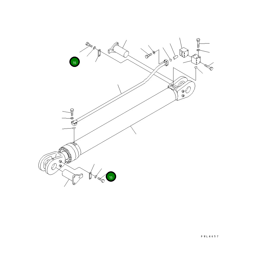 Болт DM30782499  Komatsu