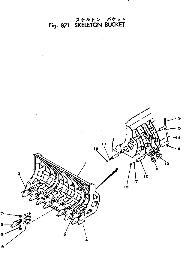 Болт 145-70-33322  Komatsu