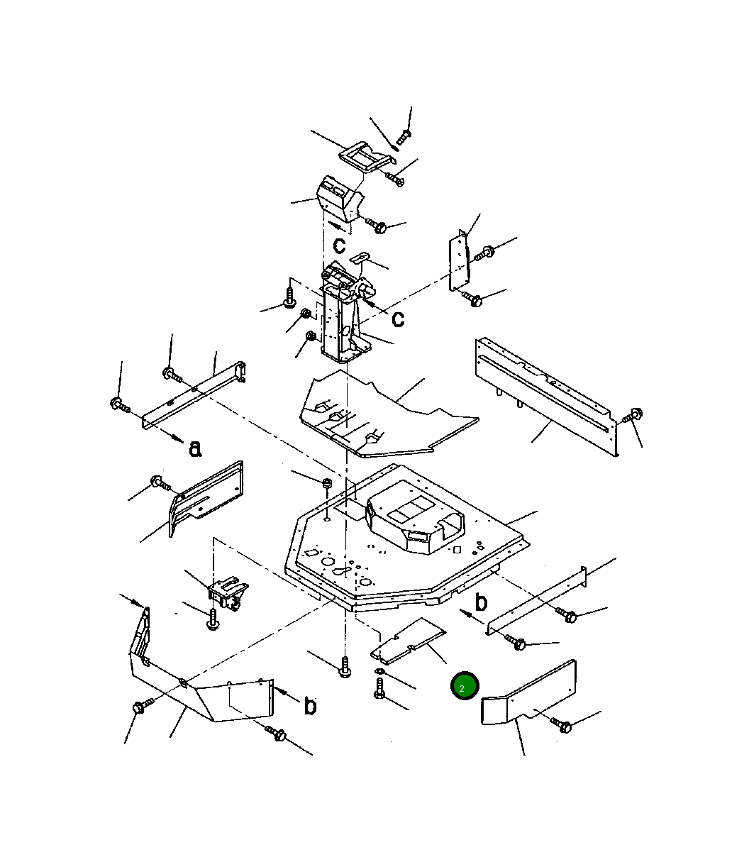 Крышка 421-54-A3231 Komatsu