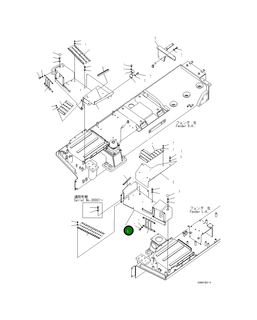 Крышка 198-54-78423 Komatsu